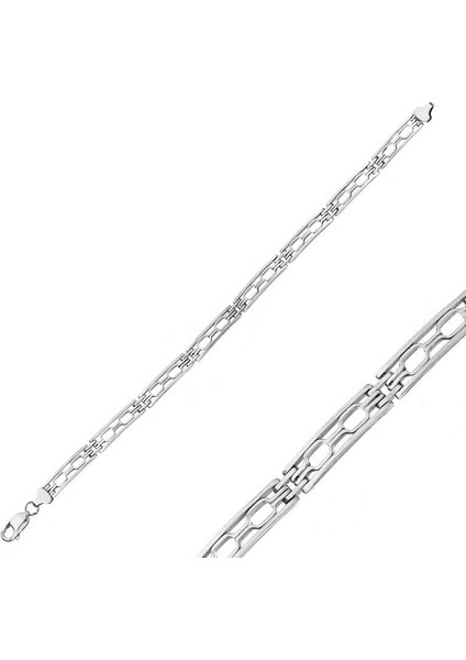 925 Ayar Gümüş Oksitli Erkek Bileklik fiyatları