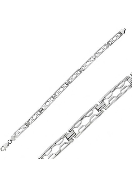 925 Ayar Gümüş Oksitli Erkek Bileklik fiyatları