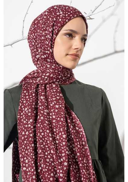 Kadın Ütü Istemeyen Çakıl Desen Bürümcük Şal 190*80 cm modelleri