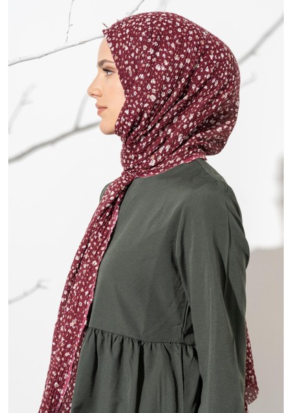 Kadın Ütü Istemeyen Çakıl Desen Bürümcük Şal 190*80 cm fırsatları