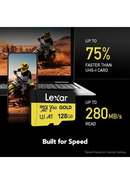 128GB Professional Gold V60 280MB Uhs-Iı Micro Sd Hafıza Kartı