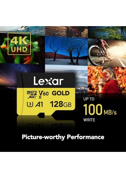 128GB Professional Gold V60 280MB Uhs-Iı Micro Sd Hafıza Kartı