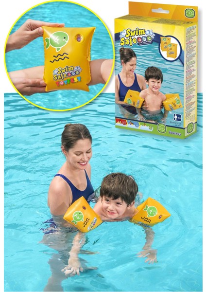 Swim Safe Step C Çocuk Yüzücü Kolluk - (3 - 6 Yaş Arası Yada 9 - 30 kg Arası)