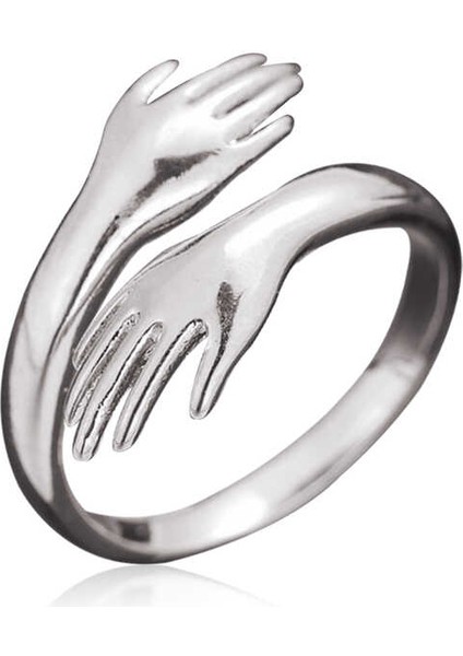 Himarry ​925 Ayar Gümüş Sarılan Eller Yüzük
