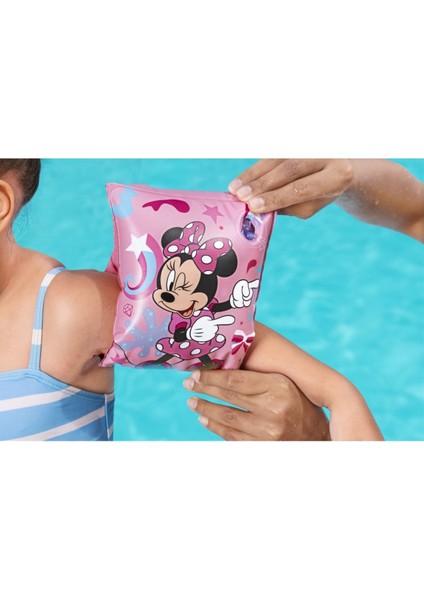 Minnie Mouse Figürlü Deniz Havuz Çocuk Yüzücü Kolluk -  (3 - 6 Yaş Arası) - 25 cm