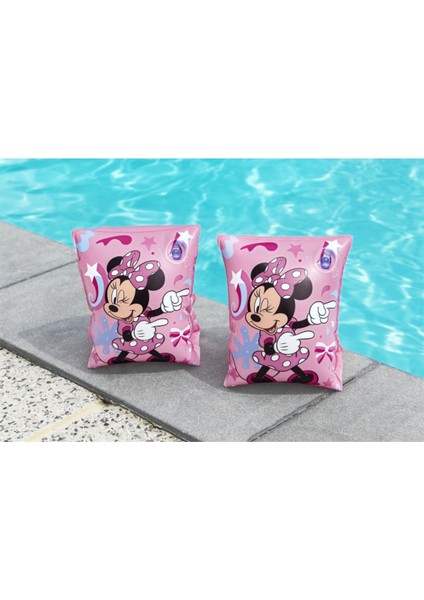 Minnie Mouse Figürlü Deniz Havuz Çocuk Yüzücü Kolluk -  (3 - 6 Yaş Arası) - 25 cm