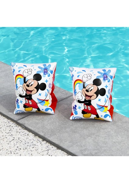 Mickey Mouse Figürlü Deniz Havuz Çocuk Yüzücü Kolluk - (3 - 6 Yaş Arası) - 23 cm x 15 cm