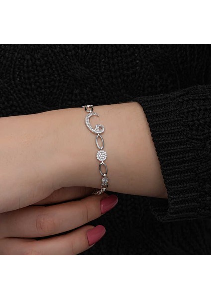925 Ayar Gümüş Vav Kadın Bileklik modelleri
