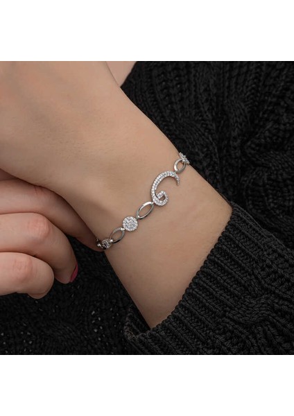 925 Ayar Gümüş Vav Kadın Bileklik indirimleri