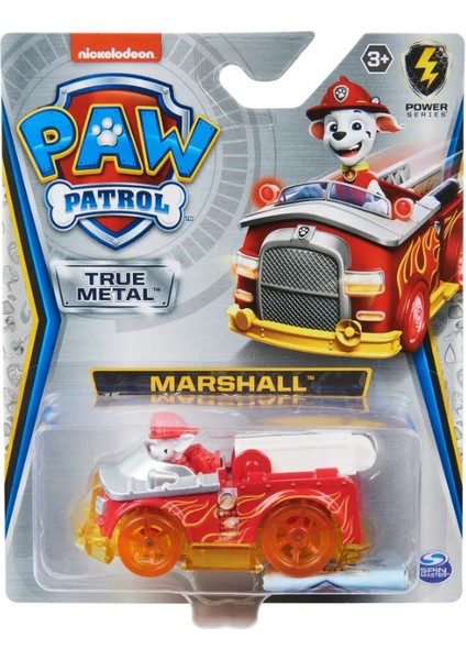 Paw Patrol Die Cast Model Koleksiyonluk Metal Araçlar - Marshall - 7 cm