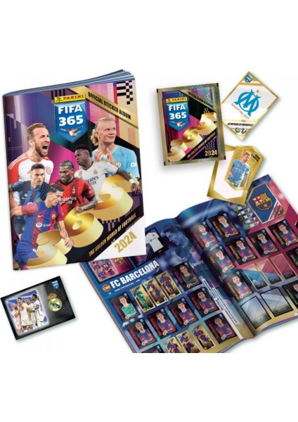 Panini Fifa 365 2024 Futbolcu Stickers Kartları Albümü Dergisi + 52 Paket ( 260 Stickers ) fiyatları