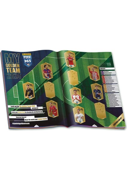 Panini Fifa 365 2024 Futbolcu Stickers Kartları Albümü Dergisi + 52 Paket ( 260 Stickers ) indirimleri