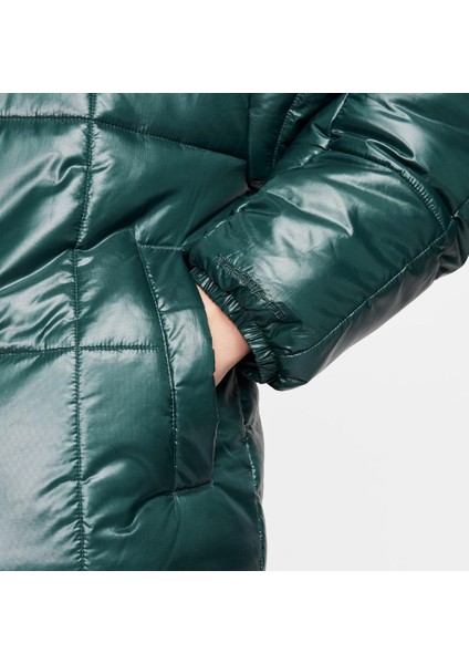 Sportswear Classic Puffer Shine Kadın Yeşil Mont FB8769328