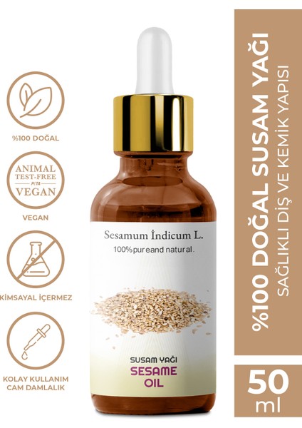 Susam Yağı Sesame Oil 50 ml