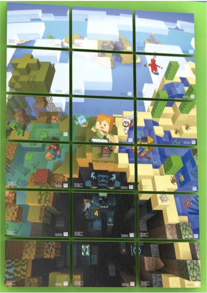 Panini Minecraft Create Explore Survive Trading Card - Minecraft Kartı + 4 Paket ( 32 Kart )