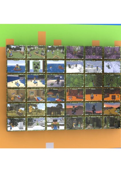 Panini Minecraft Create Explore Survive Trading Card - Minecraft Kartı + 5 Paket ( 40 Kart )