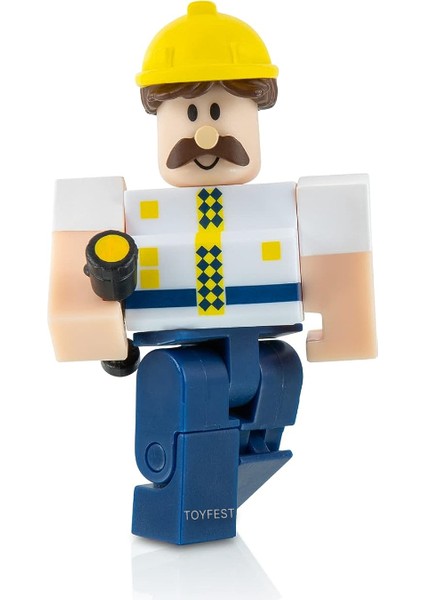 Roblox Deluxe Mystery Pack Seri 3 Mall Tycoon : Mall Cop Marty Figür - 9 cm Online Oyun Kodlu