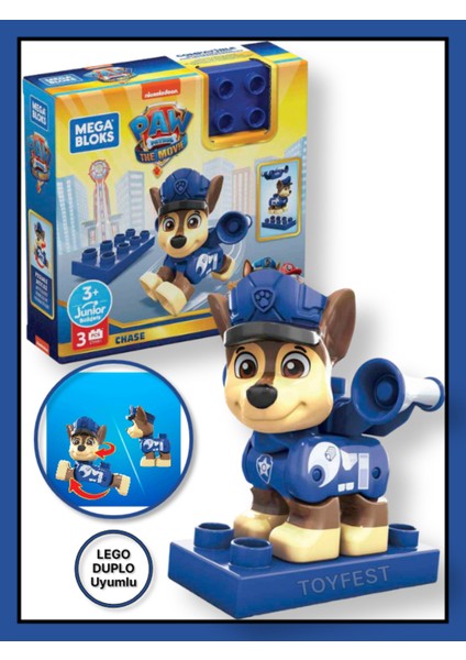 Paw Patrol The Mighty Movie Film Karakter LEGO Figürleri - Chase