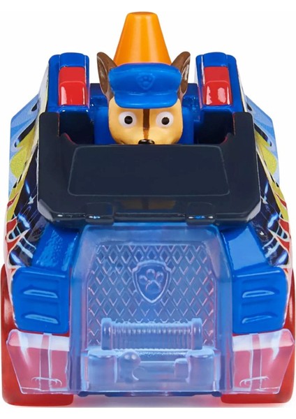 Paw Patrol Die Cast Model Koleksiyonluk Metal Araçlar Power Series - Chase - 7 cm