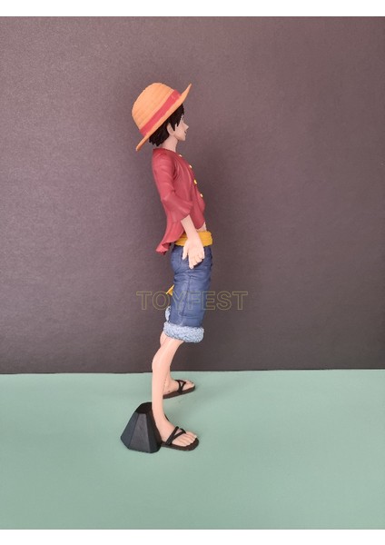 Anime One Piece Smile Monkey D. Luffy Figür - 27 cm