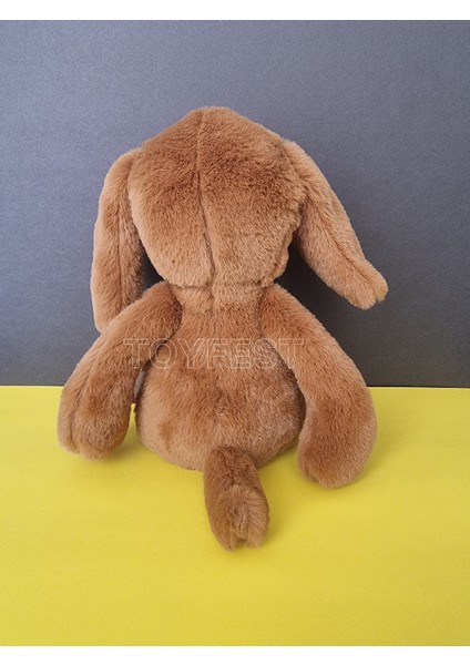 Yumuşak Tüylü Uyku Arkadaşı Peluş Oyuncak Köpek - Camel - 34 cm