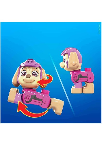 Mega Bloks Paw Patrol The Mighty Movie Film Karakter LEGO Figürleri - Skye - 2