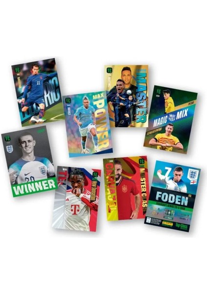 Panini Fifa Top Class 2024 Fat Pack Futbolcu Kartları + 4 Paket (96 Adet Kart + 8 Holo Giants Kart)