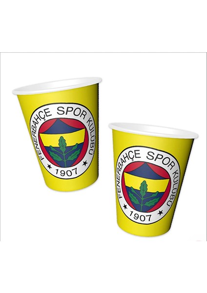 Fenerbahçe Temalı Karton Bardak 8 Adet