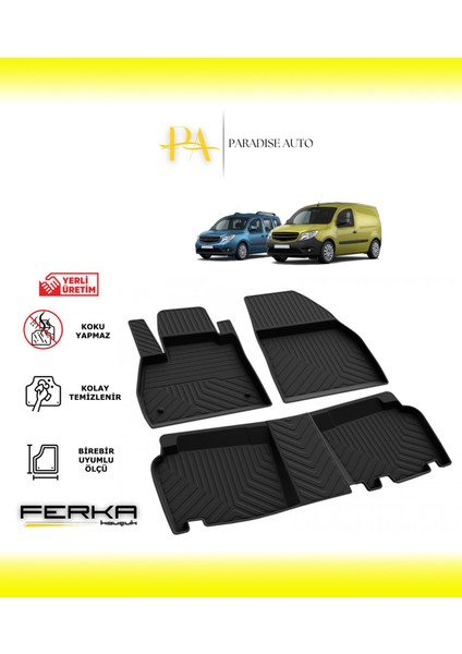 Mercedes Citan 1 W415 2012-2021 4d Havuzlu Paspas