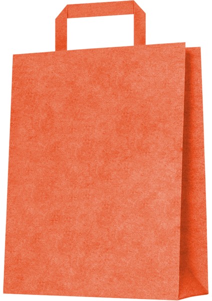 Flat Saplı Kraft Poşet 31X41X12 -Renkli-25 Adet