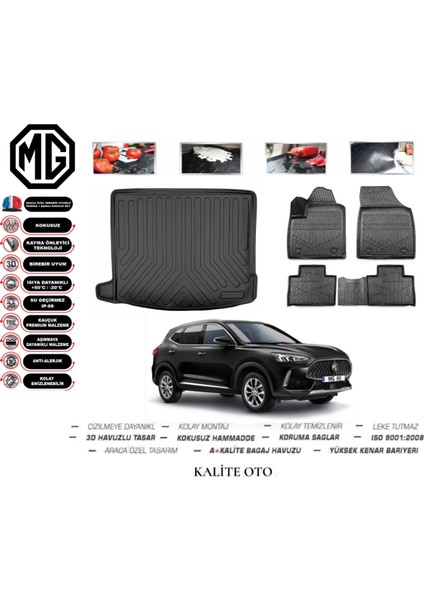Mg Hs 2019 Model 3D Bagaj Havuzu+3d Pro Serisi Havuzlu Paspas Seti Tam Uyumlu