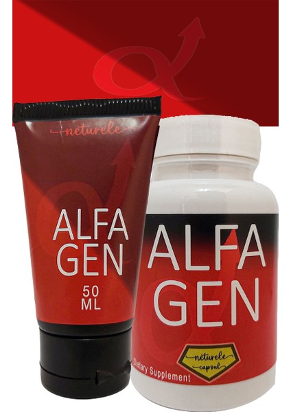 Alfa Gen 3 Effect Erkeek Perforrmans 30 Adet Kapsül ve 50  ml Cream Set