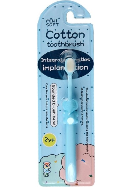 Çocuk Diş Fırçası Tek Paket 2-10 Yaş Yumuşak Kıllı Bebek Karikatür Fil Diş Fırçası (Yurt Dışından)