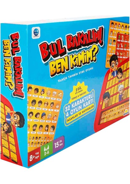 Bul Bakalım Ben Kimim? ile Kim Olduğunu Tahmin Et! Türkçe ve Ingilizce