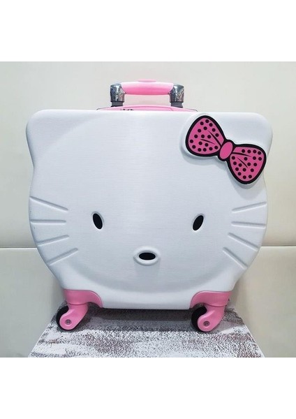 Hello Kitty Pembe Çocuk Valizi - Pembe / Beyaz / Sarı