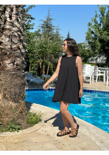 Dalgıç Çan Elbise Yazlık Çan Elbise Kadın Yazlık Elbise Kolsuz Elbise fiyatları