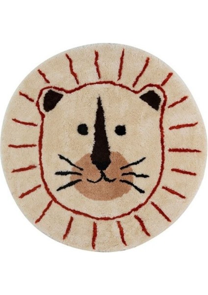 Lion Halı (Round 100 Cm)