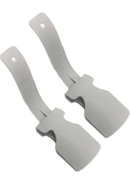 Gri Tarzı 2 Adet Tembel Ayakkabı Yardımcısı Yaratıcı Ayakkabı Kaldırıcı Unisex Ayakkabı Çekeceği Ev Alet Hamile Kadın Için Profesyonel Ayakkabı Çekeceği Plastik (Yurt Dışından)