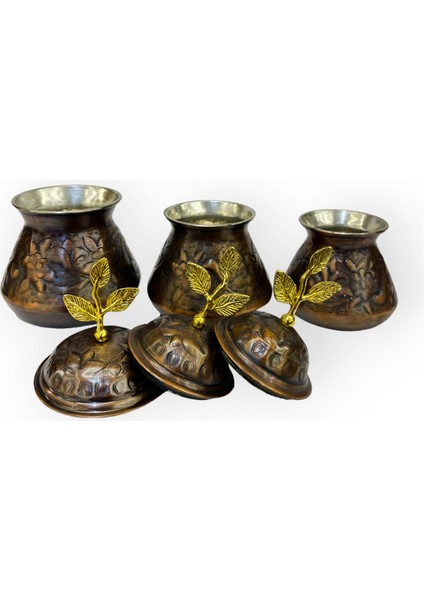 Oksitli 3 Boy Bakır Baharat Seti modelleri