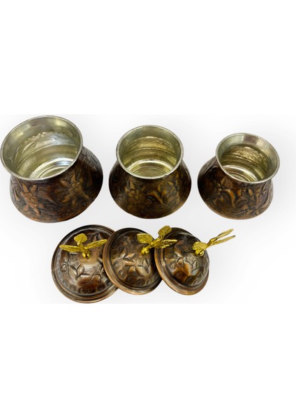 Oksitli 3 Boy Bakır Baharat Seti fırsatları