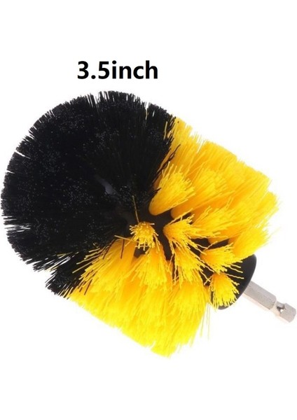 3,5 Inç Tarzı Matkap Fırçası Ek Seti Güç Scrubber Yıkama Temizleme Fırçaları Araç Kiti, Temiz Araba Jantı Lastiği Için Uzatma ile Cam Pencereler (Yurt Dışından)