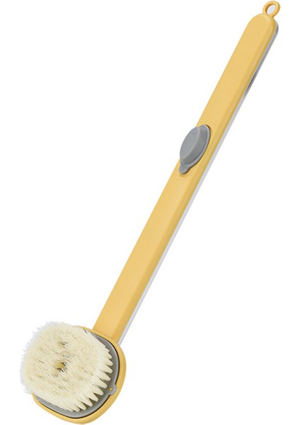 Sarı Stil Çok Fonksiyonlu Ayrılabilir Banyo Fırçası Arka Vücut Banyo Duş Süngeri Scrubber Saplı Fırçalar Masaj Banyo Fırçası (Yurt Dışından)
