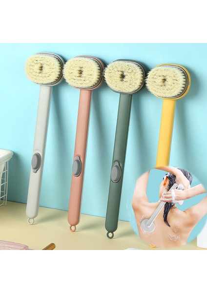 Sarı Stil Çok Fonksiyonlu Ayrılabilir Banyo Fırçası Arka Vücut Banyo Duş Süngeri Scrubber Saplı Fırçalar Masaj Banyo Fırçası (Yurt Dışından) fiyatları
