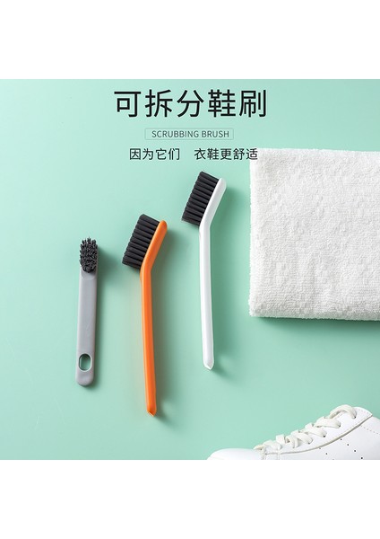 Beyaz Stil Ev Ayakkabı Yıkama Fırçası, Yumuşak Kıllar, Çamaşır Fırçası, Beyaz Ayakkabı Yaka Temizleme Fırçası, Tahta Fırça Seti (Yurt Dışından) modelleri