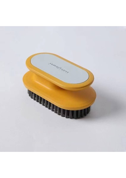 Sarı Stil Elbise Ovma Fırçası Çok Fonksiyonlu Fırça Ev Minimalist Plastik Saplı Elbise Temizleme Fırçası Ev Temizlik Aracı (Yurt Dışından)