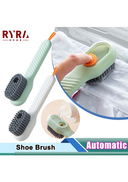 Beyaz Stil Ayakkabı Fırçası Otomatik Sıvı Deşarj Derin Temizlik Yumuşak Kıllar Çamaşır Temizleme Fırçası Günlük Kullanım Ev Temizlik Aracı (Yurt Dışından) fiyatları