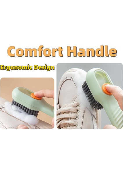 Beyaz Stil Ayakkabı Fırçası Otomatik Sıvı Deşarj Derin Temizlik Yumuşak Kıllar Çamaşır Temizleme Fırçası Günlük Kullanım Ev Temizlik Aracı (Yurt Dışından) fırsatları