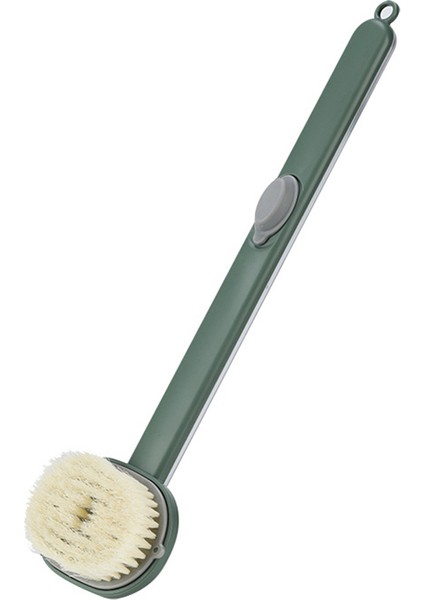 Yeşil Stil Çok Fonksiyonlu Ayrılabilir Banyo Fırçası Arka Vücut Banyo Duş Süngeri Scrubber Saplı Fırçalar Masaj Banyo Fırçası (Yurt Dışından)