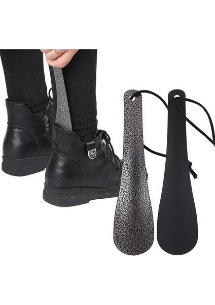 No.1 Stili Kavisli Kanca Tasarımı ile Boynuz Dayanıklı Uzun Saplı Paslanmaz Çelik Ayakkabı Çekeceği Taşınabilir Ayakkabı Fırçası Kaldırıcı Tembel Ayakkabı Yardımcısı (Yurt Dışından) indirimleri