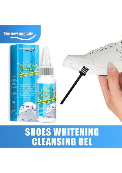 30 ml Tarzı Beyaz Ayakkabı Temizleyici Ayakkabı Cilası Temizleme Araçları Ayakkabı Fırçası Spor Ayakkabı Ayakkabı Temizleme Bakım Malzemeleri Bant Yapma Temizleme Aracı (Yurt Dışından)